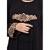 Abaya- Golden colored with embroidery work Abaya- Golden colored with embroidery work
